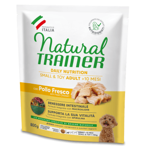 Natural Trainer Cane Pollo Fresco Adult Mini Small Toy Daily Nutrition 800 Gr