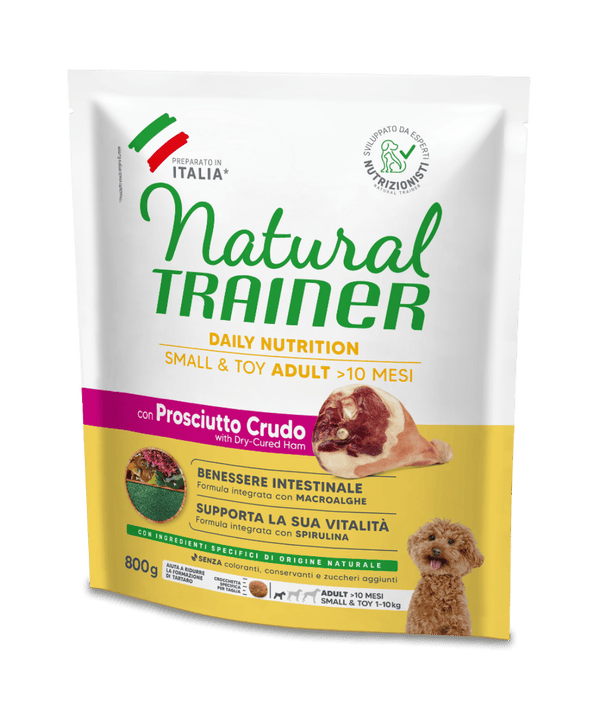 Natural Trainer Cane Prosciutto Crudo Adult Mini Small Toy 800 Gr (1)