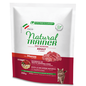 Natural Trainer Gatto Manzo Adult Daily Nutrition 300 Gr