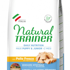 Natural Trainer Puppy Cane Pollo Maxi Daily Nutrition 12 Kg