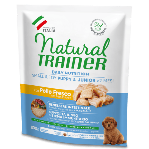 Natural Trainer Puppy & Junior Pollo Fresco Cane Mini Small Toy 800 Gr (1)