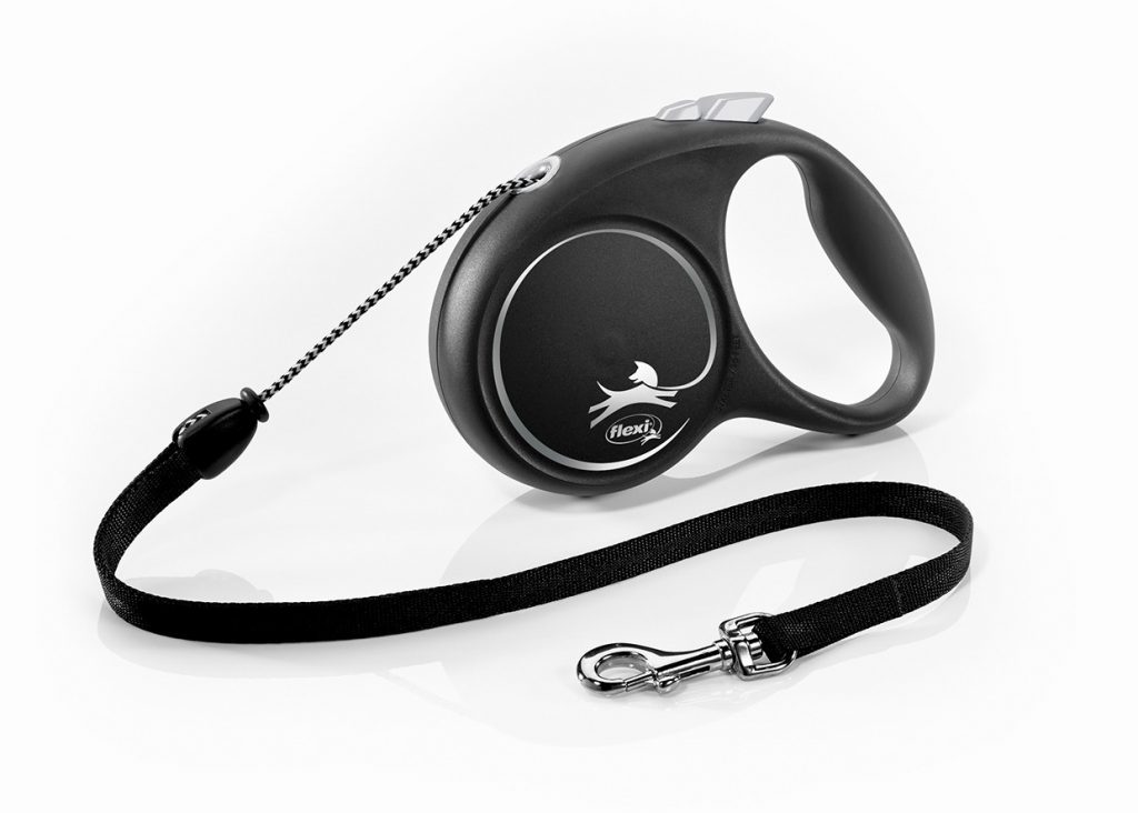 FLEXI DESIGN BLACK GUINZAGLIO CORDA M 5 MT NERO