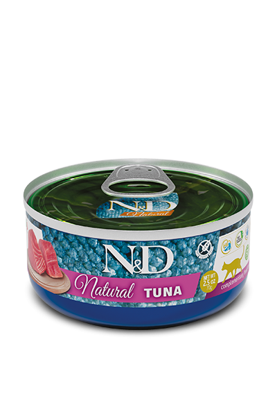 ND CAT NATURAL TONNO 70 GR