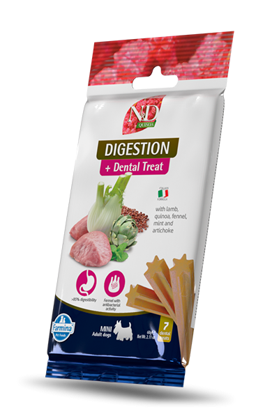 ND DOG SNACK QUINOA DIGESTION ADULT MINI 60 GR