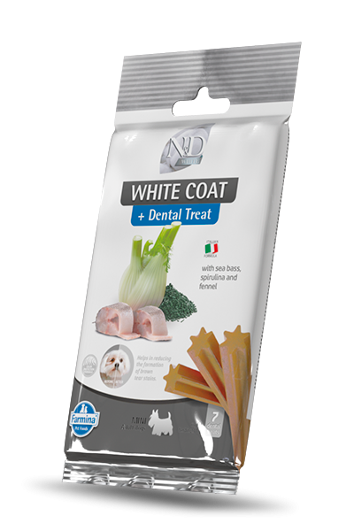 ND DOG SNACK WHITE SPIGOLA SPIRULINA E RISO ADULT MINI 60 GR