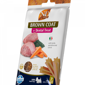 ND DOG SNACK BROWN AGNELLO SPIRULINA E PATATE ADULT MINI 60 GR