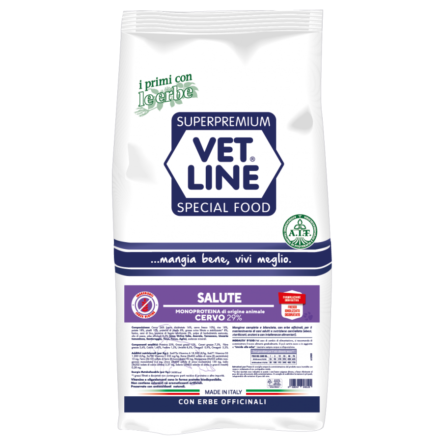 VET LINE SALUTE MEDIO MAXI CERVO 12,5 KG