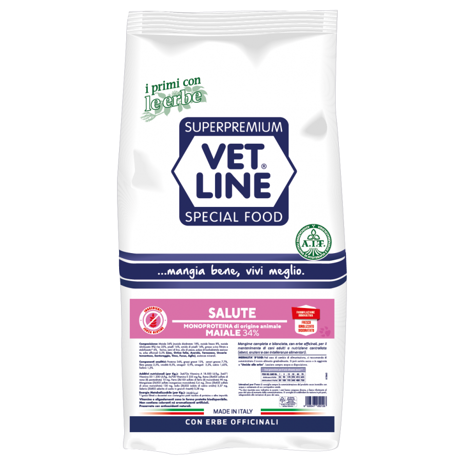 VET LINE SALUTE MINI MAIALE 12 KG