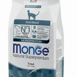 MONGE CAT STERILIZED TROTA 1,5 KG
