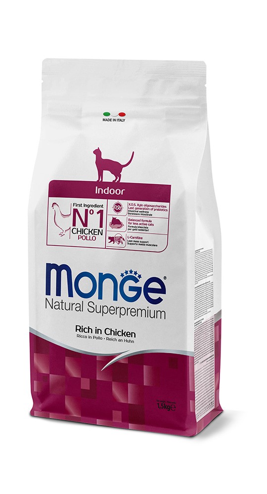 MONGE CAT INDOOR 1,5 KG