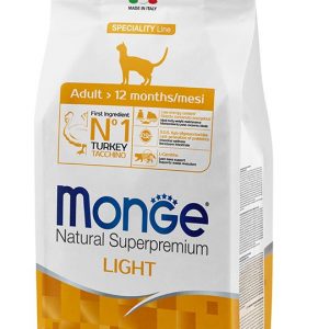 MONGE CAT LIGHT TACCHINO 1,5 KG