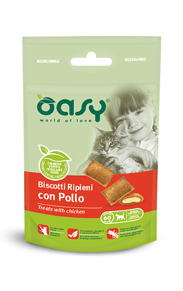 OASY SNACK BISCOTTI POLLO 100 GR