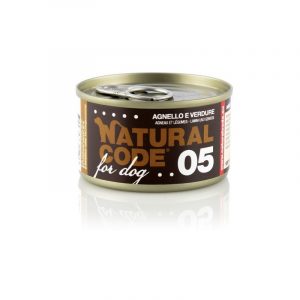 NATURAL CODE CANE AGNELLO E VERDURE LATTINA 90 GR