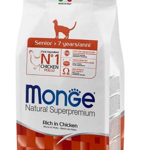 MONGE CAT SENIOR POLLO 1,5 KG