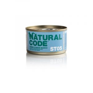 Natural Code Gatto Sterilized Tonno E Pesce Bianco 85 Gr