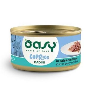 OASY CAT CAPRICE DADINI TONNO LATTINA 85 GR