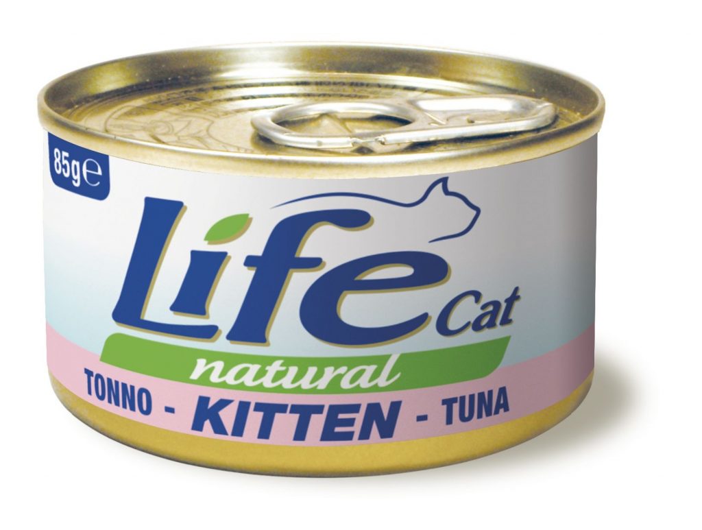 LIFE CAT KITTEN TONNO LATTINA 85 GR
