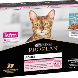 Pro Plan Cat Delicate Pesce Dell’oceano Multipack 10 x 85 Gr