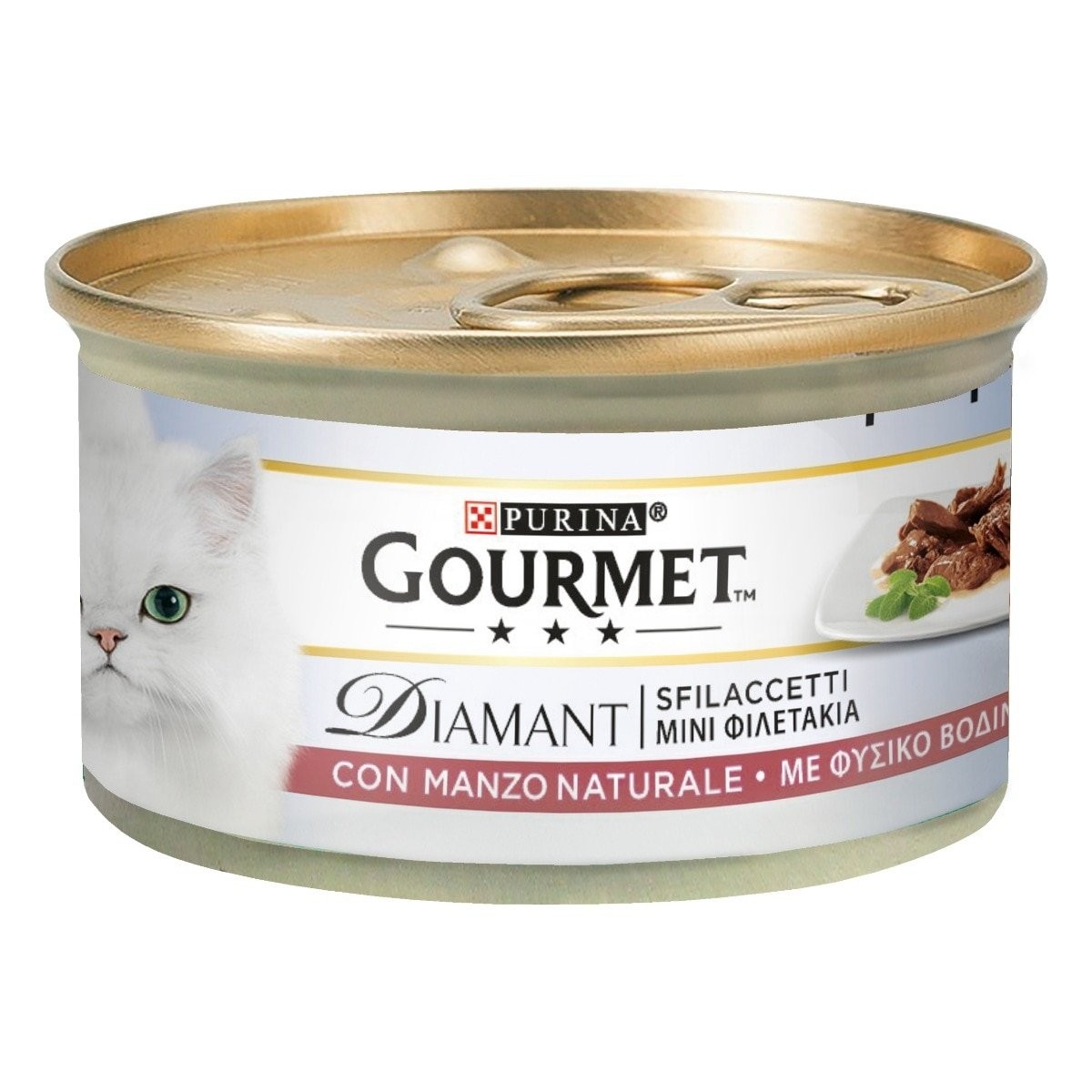 GOURMET DIAMANT SFILACCETTI MANZO NATURALE 85 GR