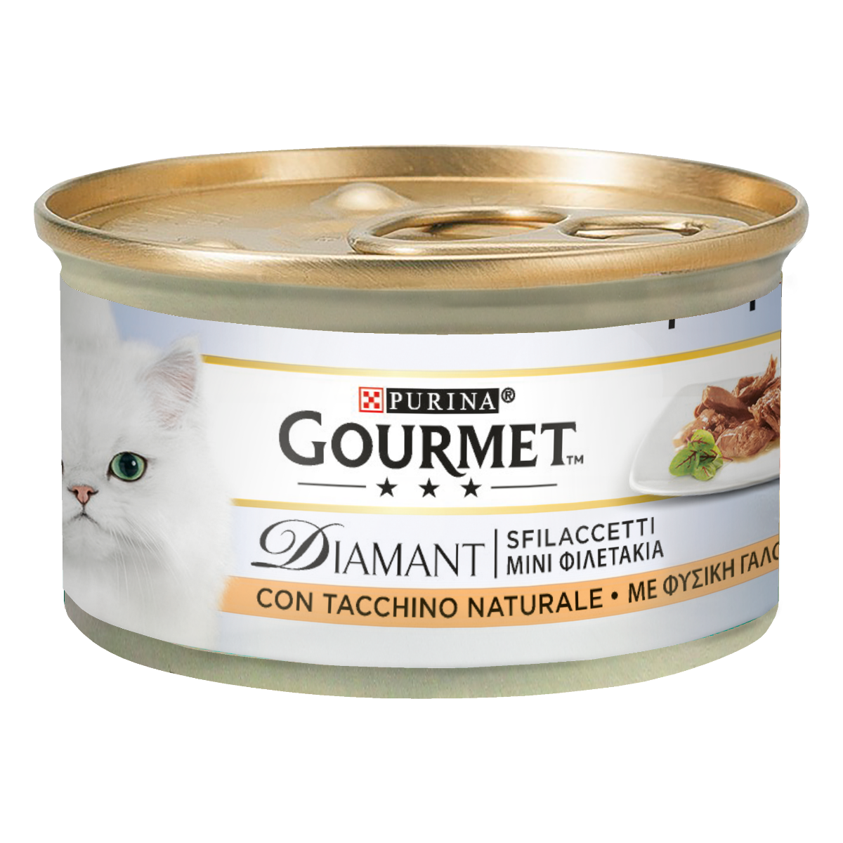 GOURMET DIAMANT SFILACCETTI TACCHINO NATURALE 85 GR