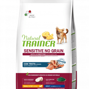 TRAINER NATURAL DOG SENSITIVE NO GRAIN ADULT MINI TROTA E PATATE 2 KG