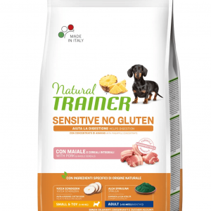 TRAINER NATURAL DOG SENSITIVE NO GRAIN ADULT MINI MAIALE E PATATE 2 KG