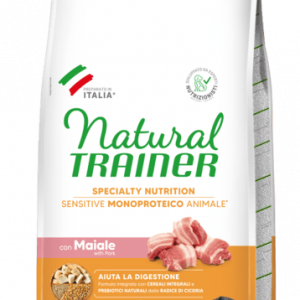 Natural Trainer Cane Maiale E Cereali Monoproteico Adult Mini Small e Toy 2 Kg (1)