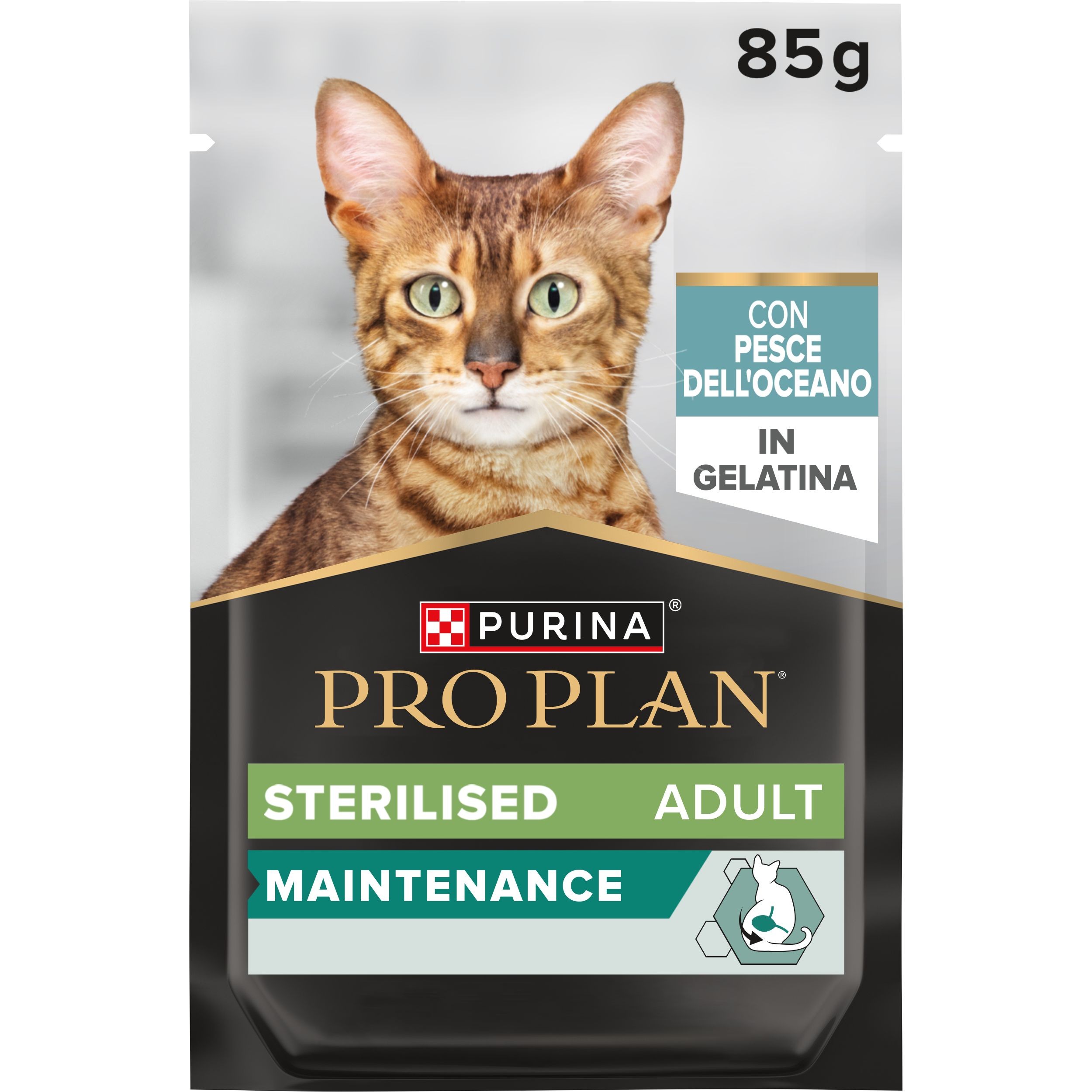 PRO PLAN CAT STERILIZED IN GELATINA CON PESCE DELL' OCEANO BUSTINA 85 GR