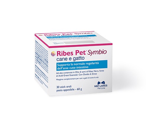 RIBES PET SYMBIO CANE E GATTO 30 STICK ORALI DA 2 GR