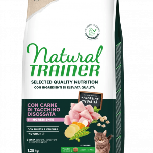 TRAINER NATURAL SELECTED CAT STERILIZED NO GRAIN TACCHINO 1,25 KG