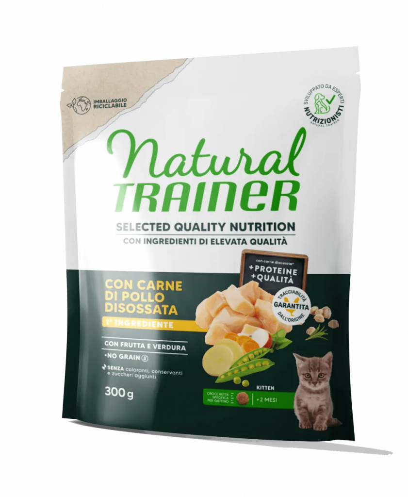 TRAINER NATURAL SELECTED CAT KITTEN NO GRAIN POLLO 300 GR