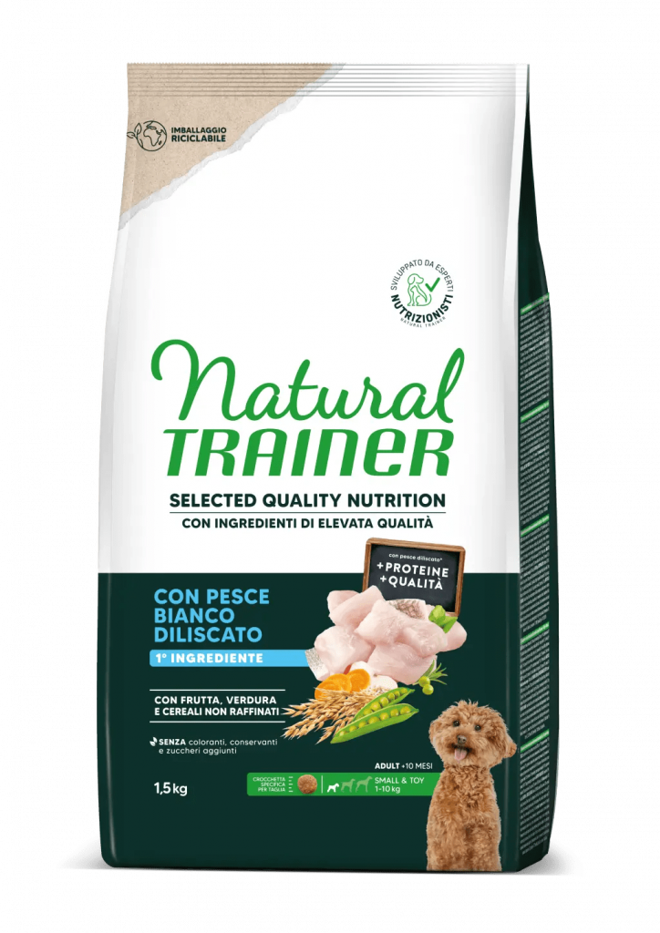 TRAINER NATURAL SELECTED DOG ADULT MINI PESCE 1,5