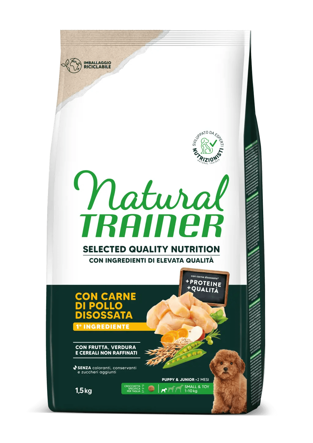 TRAINER NATURAL SELECTED DOG PUPPY MINI POLLO 1,5 KG