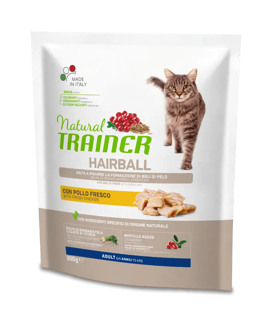 TRAINER NATURAL CAT HAIRBALL POLLO 300 GR