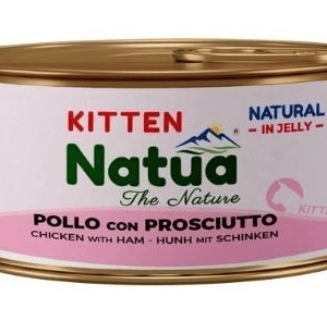 NATUA CAT KITTEN POLLO CON PROSCIUTTO JELLY LATTINA 85 GR