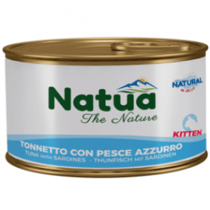 Natua Cat Kitten Tonno Con Pesce Azzurro Jelly Lattina 85 Gr