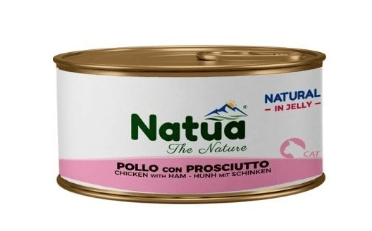 NATUA CAT POLLO CON PROSCIUTTO JELLY LATTINA 85 GR