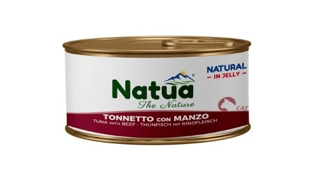 NATUA CAT TONNETTO CON MANZO JELLY LATTINA 85 GR