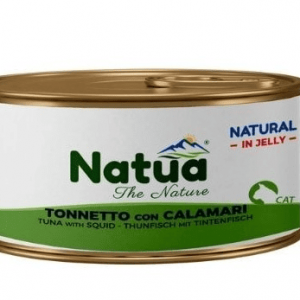 NATUA CAT TONNO CON CALAMARI JELLY LATTINA 85 GR