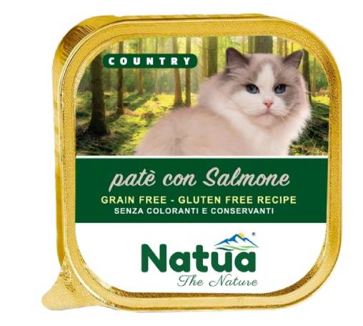 NATUA GATTI SALMONE VASCHETTA 100 GR