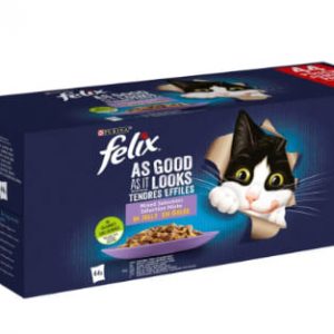 FELIX GHIOTTONERIE MULTIPACK MIX CARNE GEL 44 BUSTINE 85 GR (1)