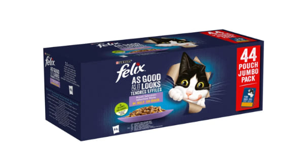 FELIX GHIOTTONERIE MULTIPACK MIX CARNE GEL 44 BUSTINE 85 GR (1)