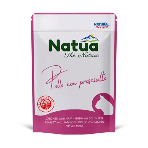 NATUA CAT POLLO CON PROSCIUTTO BUSTINA 70 GR
