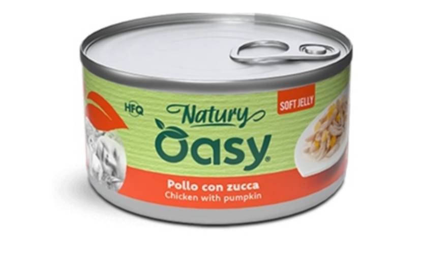 OASY CAT POLLO E ZUCCA LATTINA 150 GR