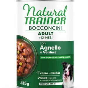 TRAINER NATURAL DOG BOCCONCINI AGNELLO LATTINA 415 GR