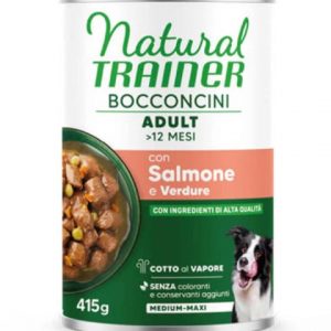 TRAINER NATURAL DOG BOCCONCINI SALMONE LATTINA 415 GR