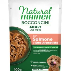 TRAINER NATURAL DOG BOCCONCINI salmone BUSTA 100 GR (1)