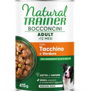 TRAINER NATURAL DOG BOCCONCINI tacchino LATTINA 415 GR