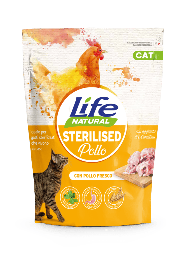 CAT secco sterilized POLLO