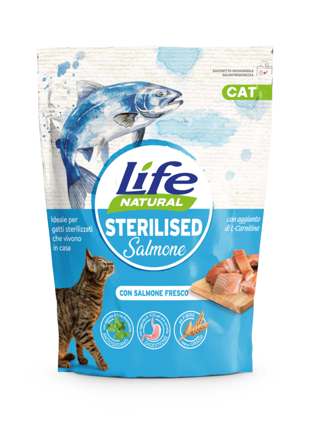 CAT secco sterilized SALMONE